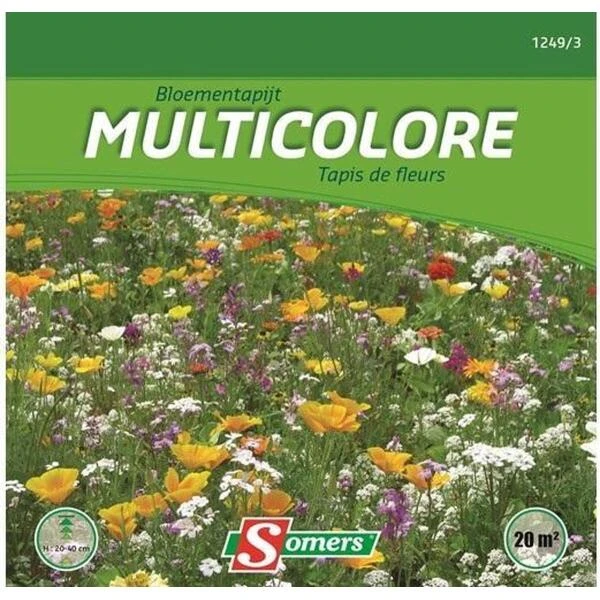 Bloemenmix - Tapijt Multicolore 20 M² 1 Bloemenmix - Tapijt Multicolore 20 M²