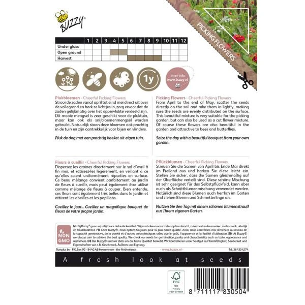 Plukbloemen Cheerful Picking Flowers 2 Plukbloemen Cheerful Picking Flowers - Afbeelding 2